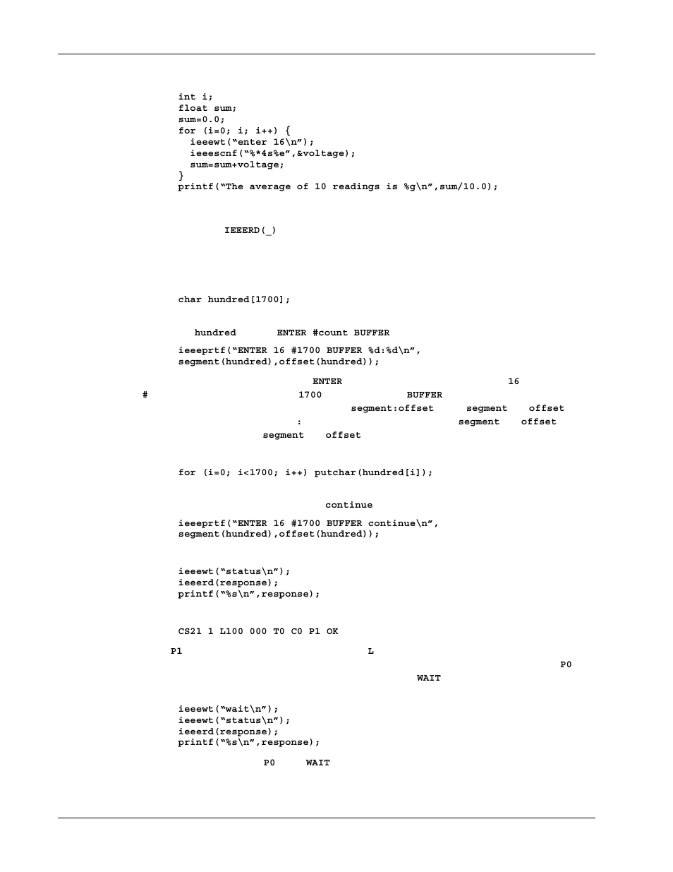 Buffer transfers | Measurement Computing Personal488 rev.3.0 For DOS & Windows 3.Xi User Manual | Page 91 / 400