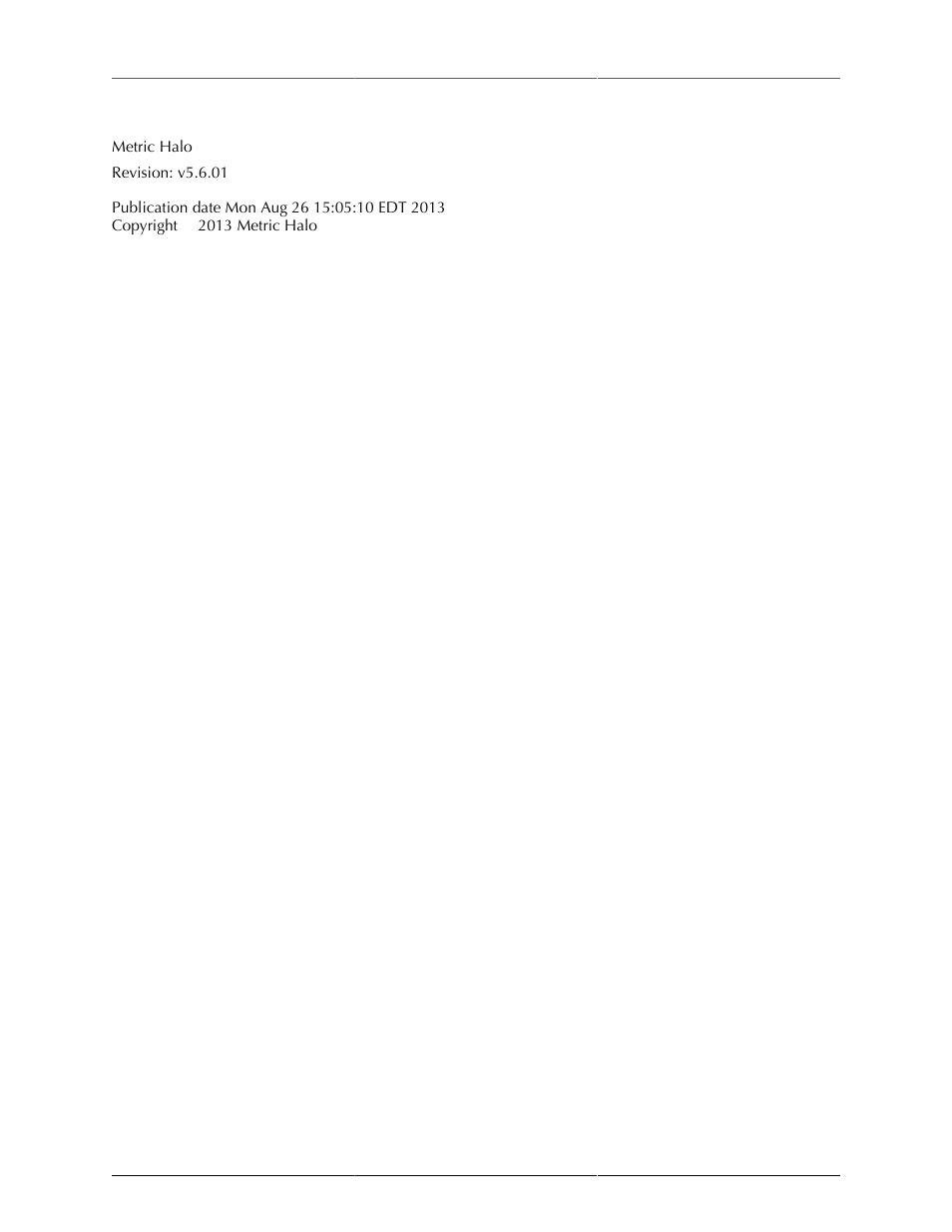 Mobile i/o users guide | Metric Halo Mobile I/O User Manual | Page 2 / 371