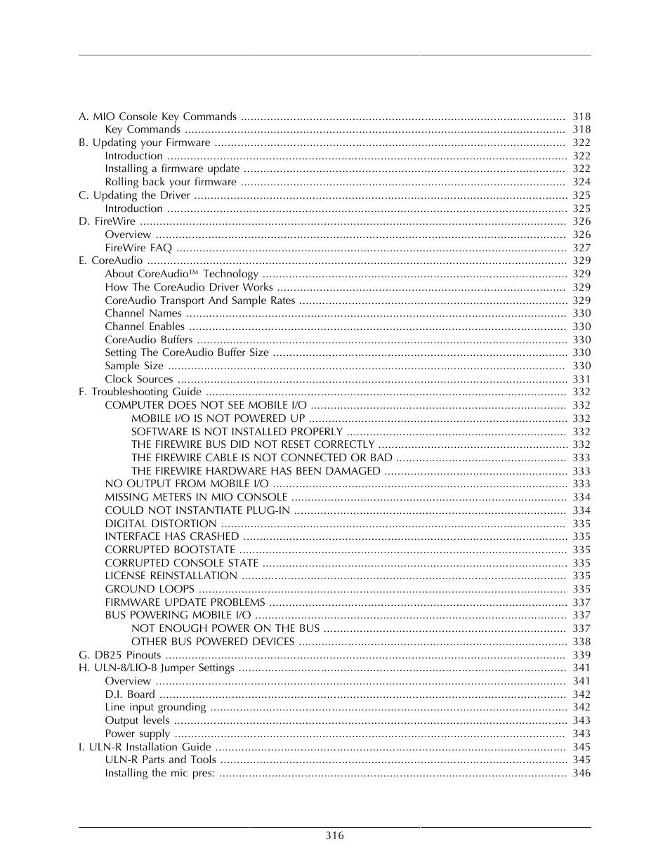 Metric Halo Mobile I/O User Manual | Page 316 / 371