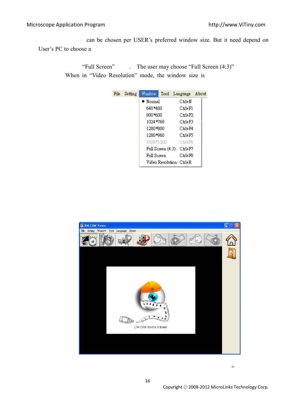 MicroLinks UM02 - user manual User Manual | Page 16 / 63