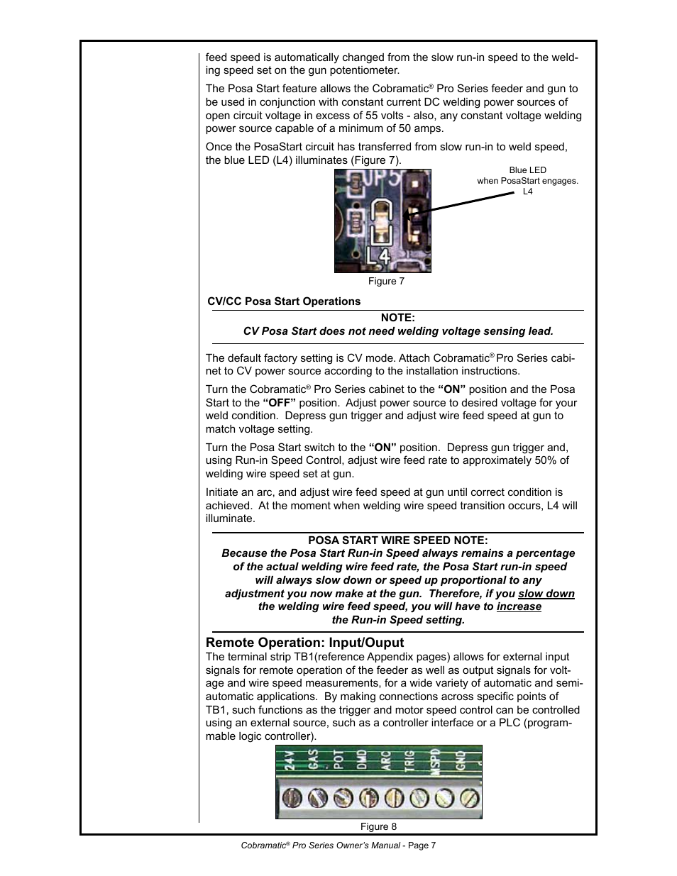 Remote operation: input/ouput | MK Products MK Cobramatic Pro Series User Manual | Page 14 / 43