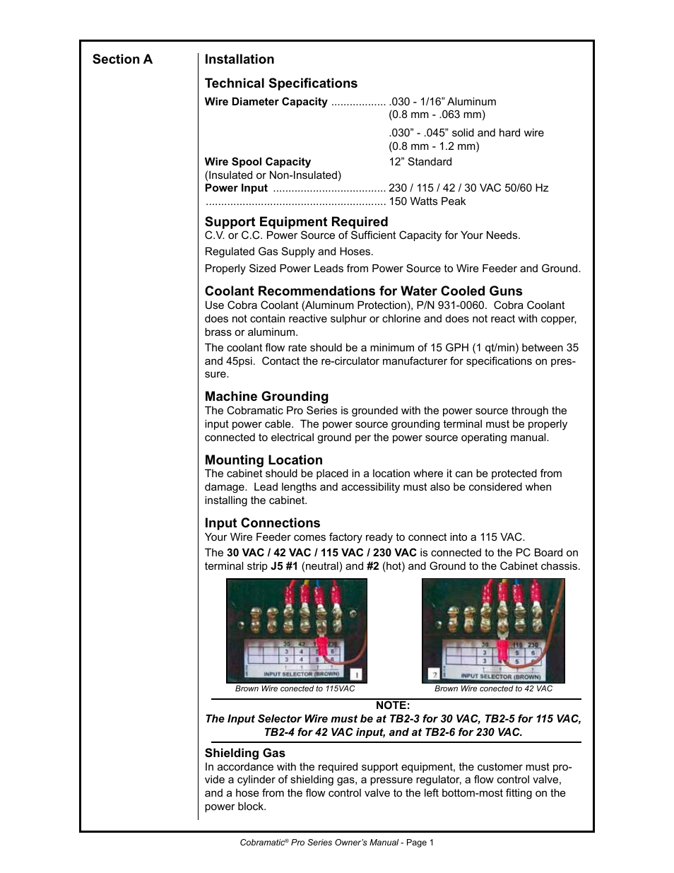 MK Products MK Cobramatic Pro Series User Manual | Page 8 / 43