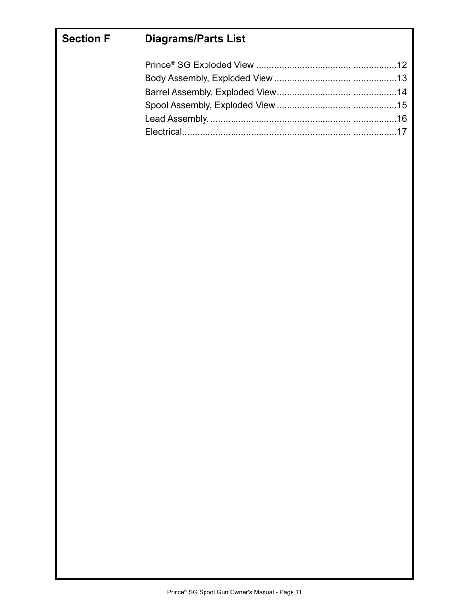 MK Products Prince SG User Manual | Page 19 / 30