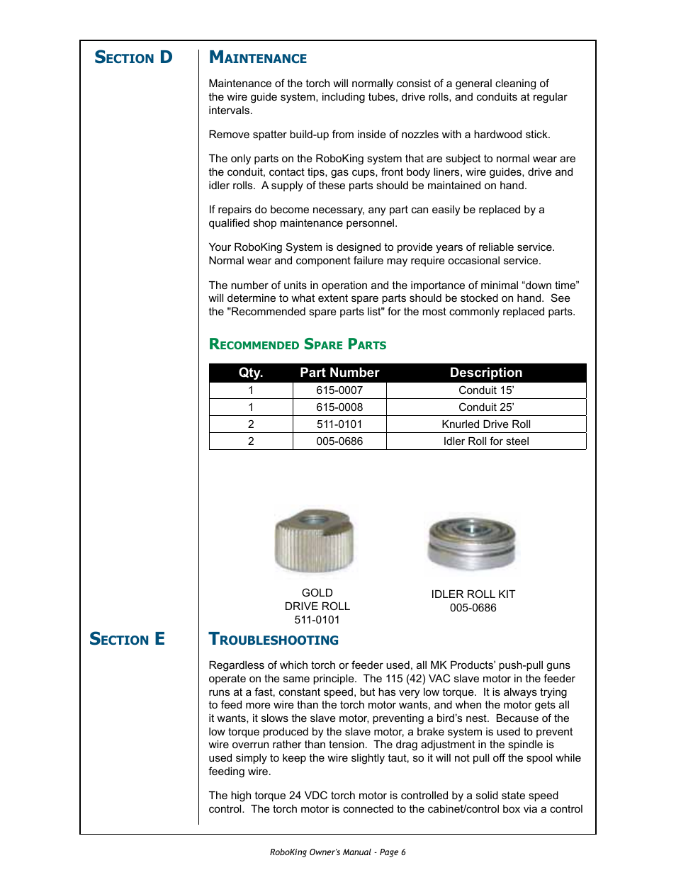 MK Products RoboKing User Manual | Page 13 / 33