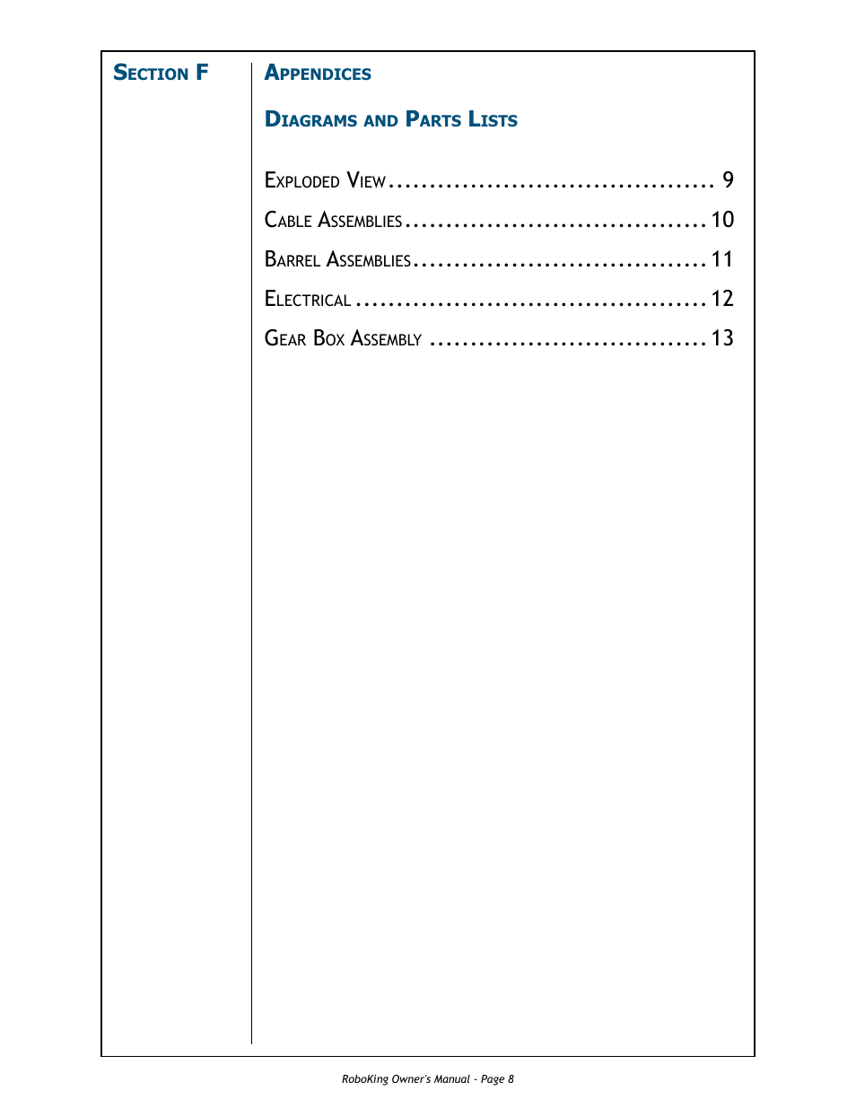 MK Products RoboKing User Manual | Page 15 / 33