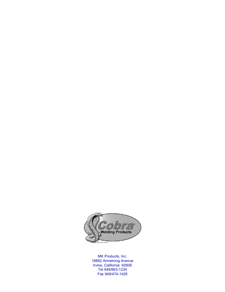 MK Products MK 2000A User Manual | Page 29 / 29