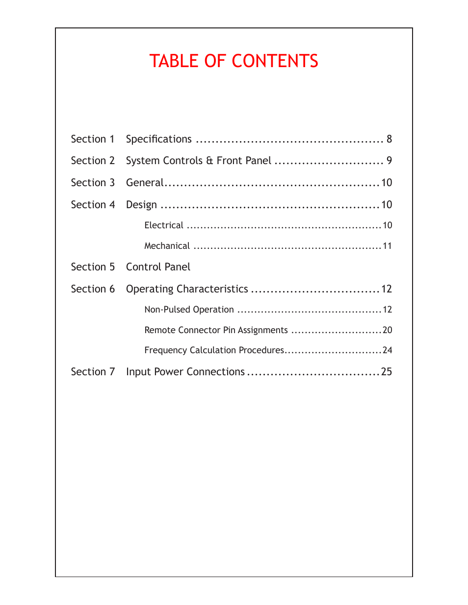 MK Products MK 2000A User Manual | Page 6 / 29