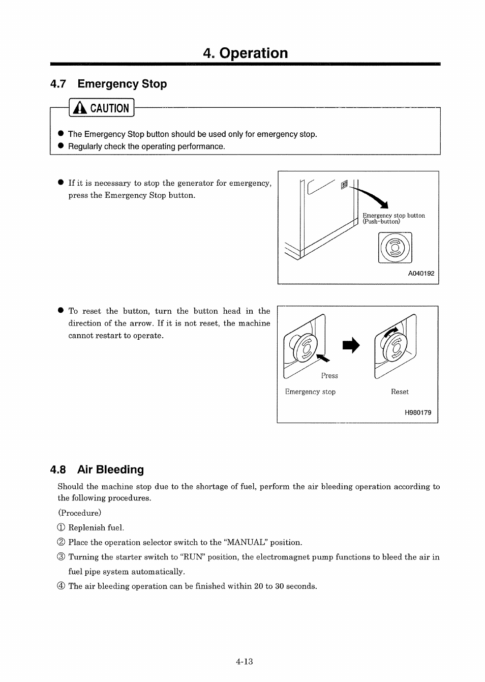 7 emergency stop | MMD Equipment 45S-6A6 User Manual | Page 41 / 75