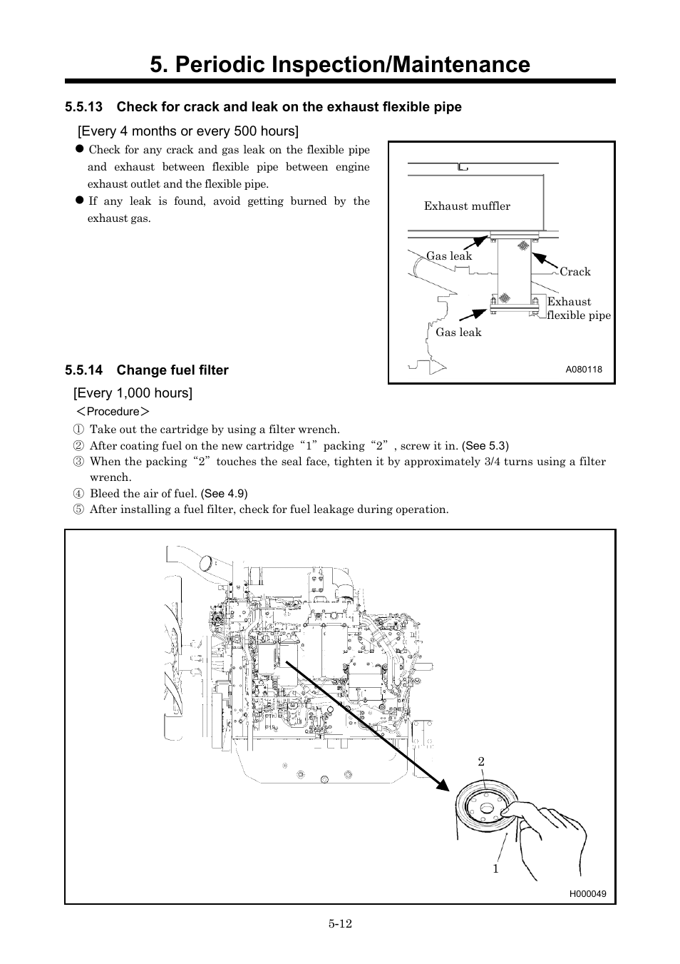 Periodic inspection/maintenance | MMD Equipment 400S-6B1 User Manual | Page 51 / 68