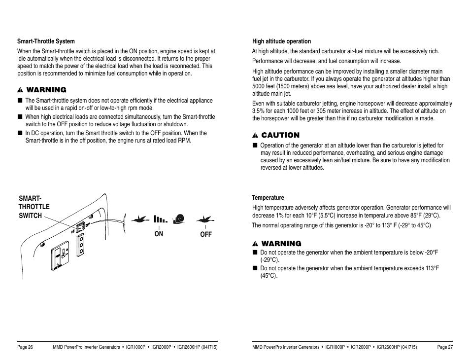 MMD Equipment IGR1000 User Manual | Page 14 / 27