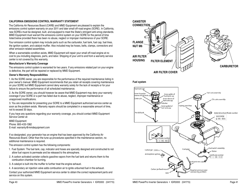 MMD Equipment IGR3000 User Manual | Page 21 / 25