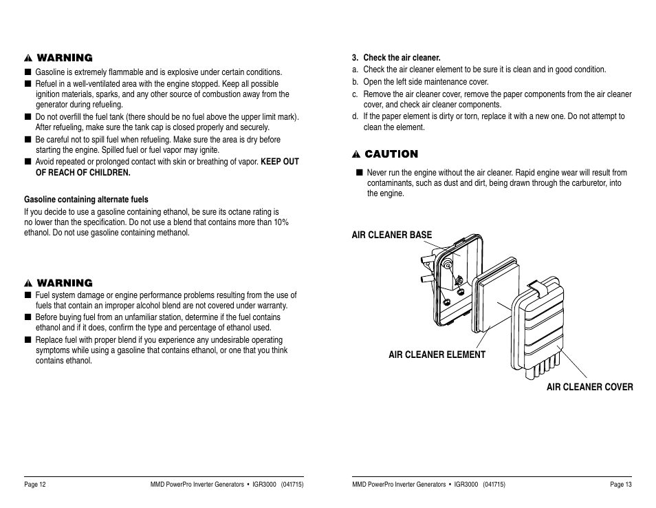 MMD Equipment IGR3000 User Manual | Page 7 / 25