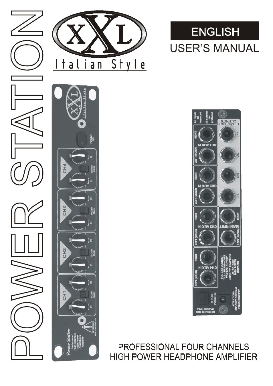 Mogar Music POWERSTATION User Manual | 16 pages