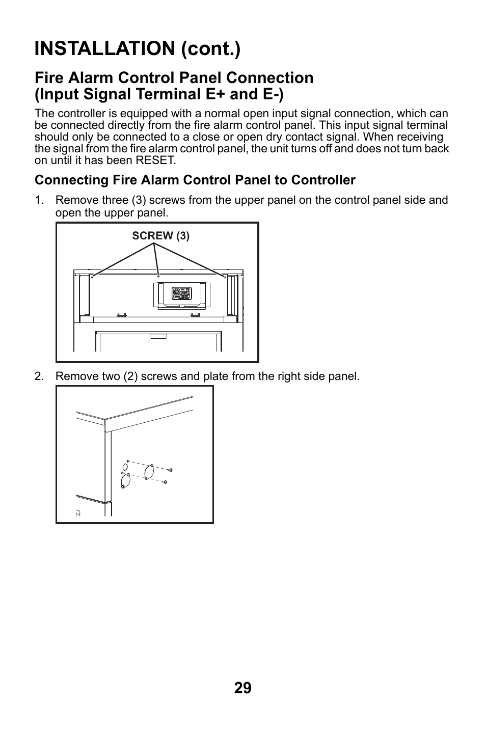 And e-), Installation (cont.) | MovinCool Classic 40 User Manual | Page 29 / 46