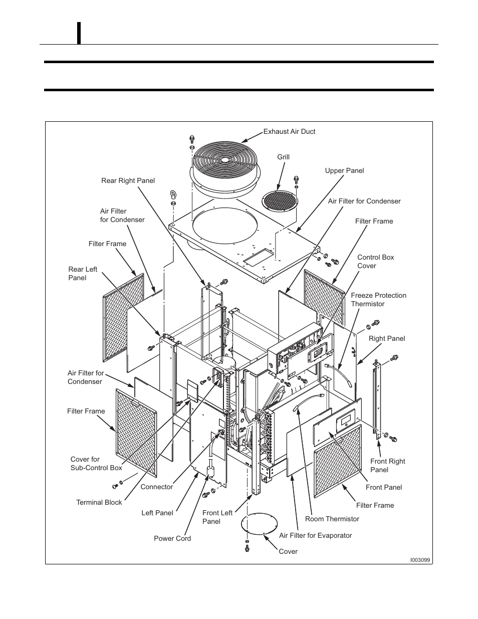 Disassembly, 1 parts construction, Parts construction | MovinCool Classic 40 Service Manual User Manual | Page 54 / 74