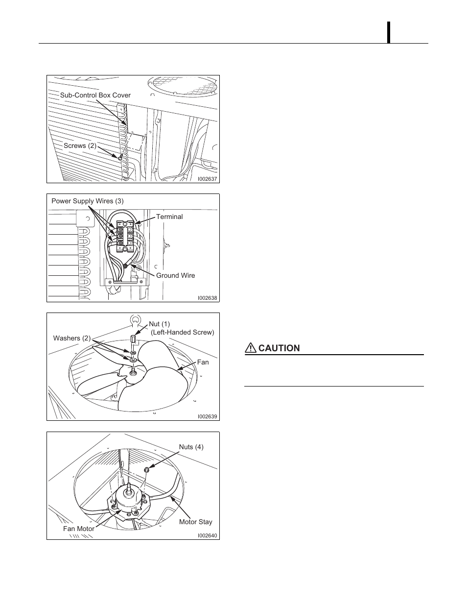 4 removal of condenser fan assembly, Removal of condenser fan assembly | MovinCool Classic 40 Service Manual User Manual | Page 57 / 74