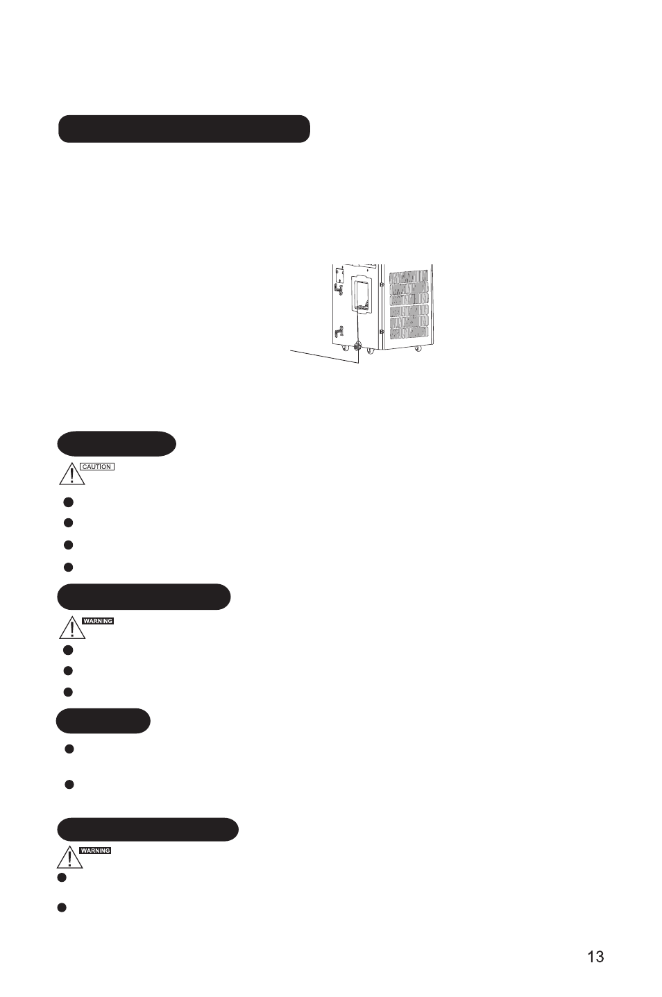 After operational seasons, Occasion, Others | Serious caution, Maintenance/service (cont.), Safety cautions | MovinCool PC7 User Manual | Page 13 / 22