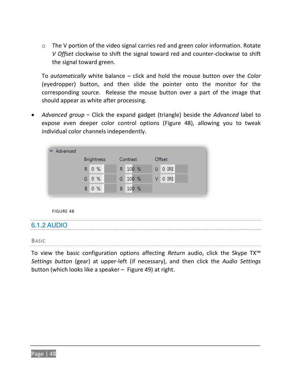 2 audio | NewTek TalkShow VS-100 User Manual | Page 56 / 101