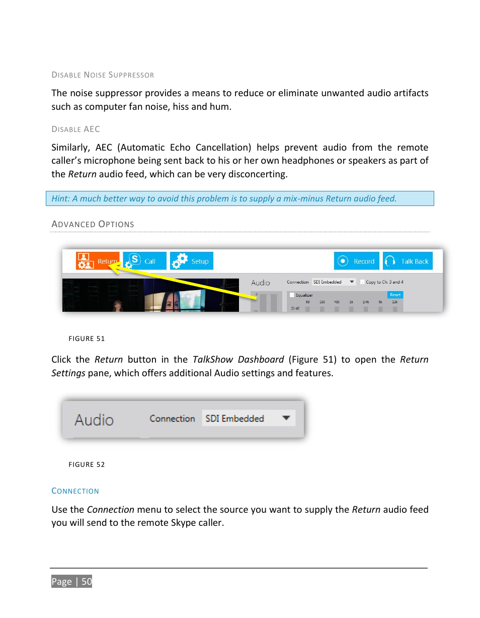 NewTek TalkShow VS-100 User Manual | Page 58 / 101