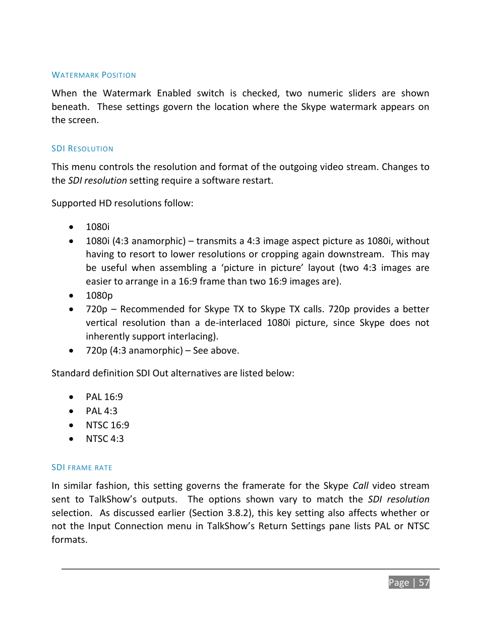 NewTek TalkShow VS-100 User Manual | Page 65 / 101