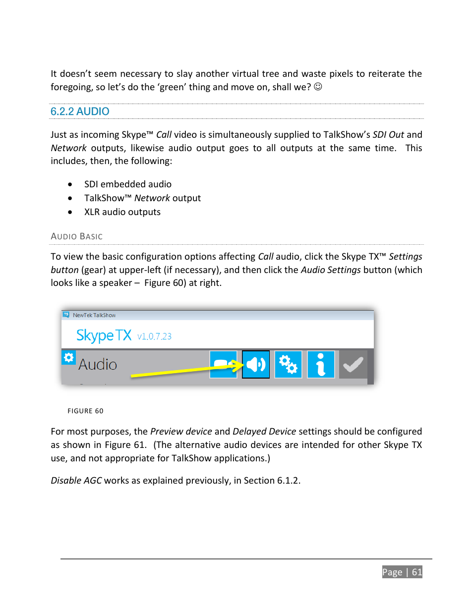 2 audio | NewTek TalkShow VS-100 User Manual | Page 69 / 101