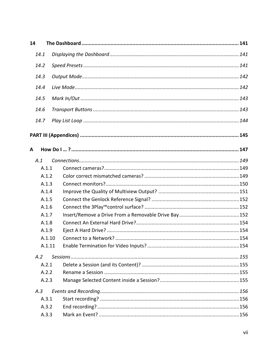 NewTek 3Play 820 User Manual | Page 11 / 194