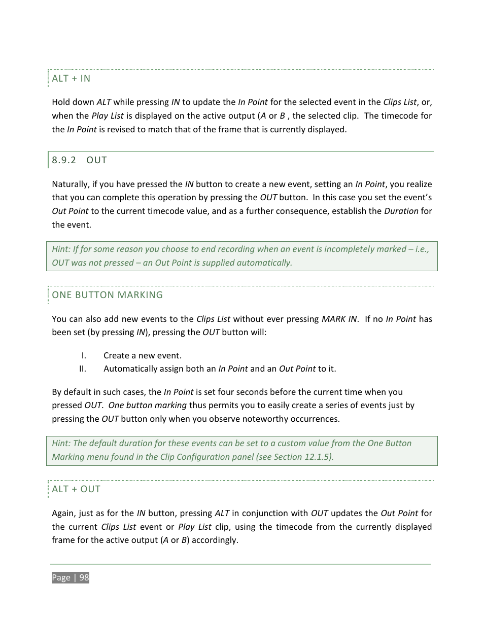 NewTek 3Play 820 User Manual | Page 112 / 194