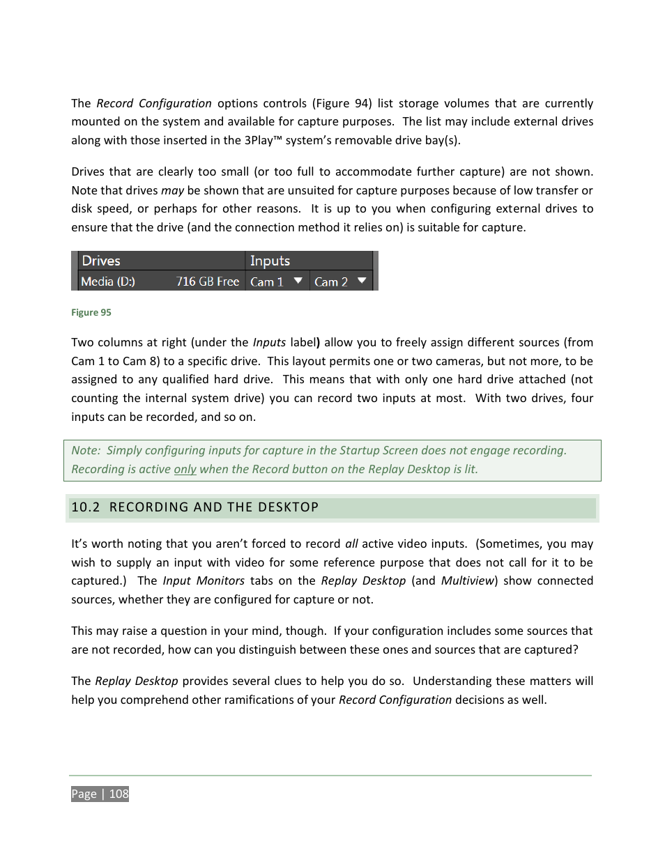 Recording and the desktop | NewTek 3Play 820 User Manual | Page 122 / 194