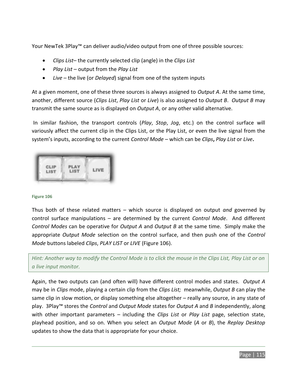 NewTek 3Play 820 User Manual | Page 129 / 194