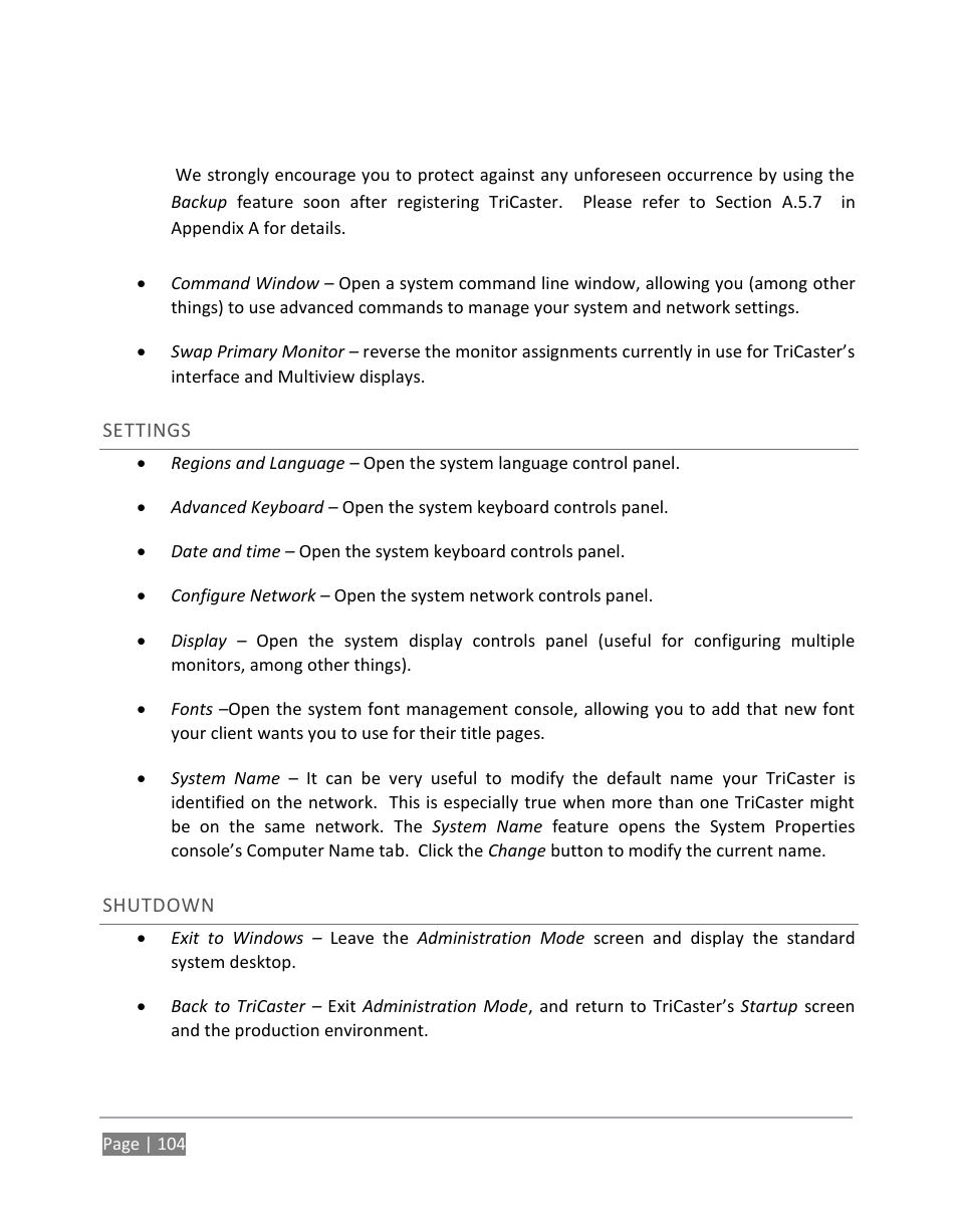 NewTek TriCaster 855 User Manual | Page 120 / 368