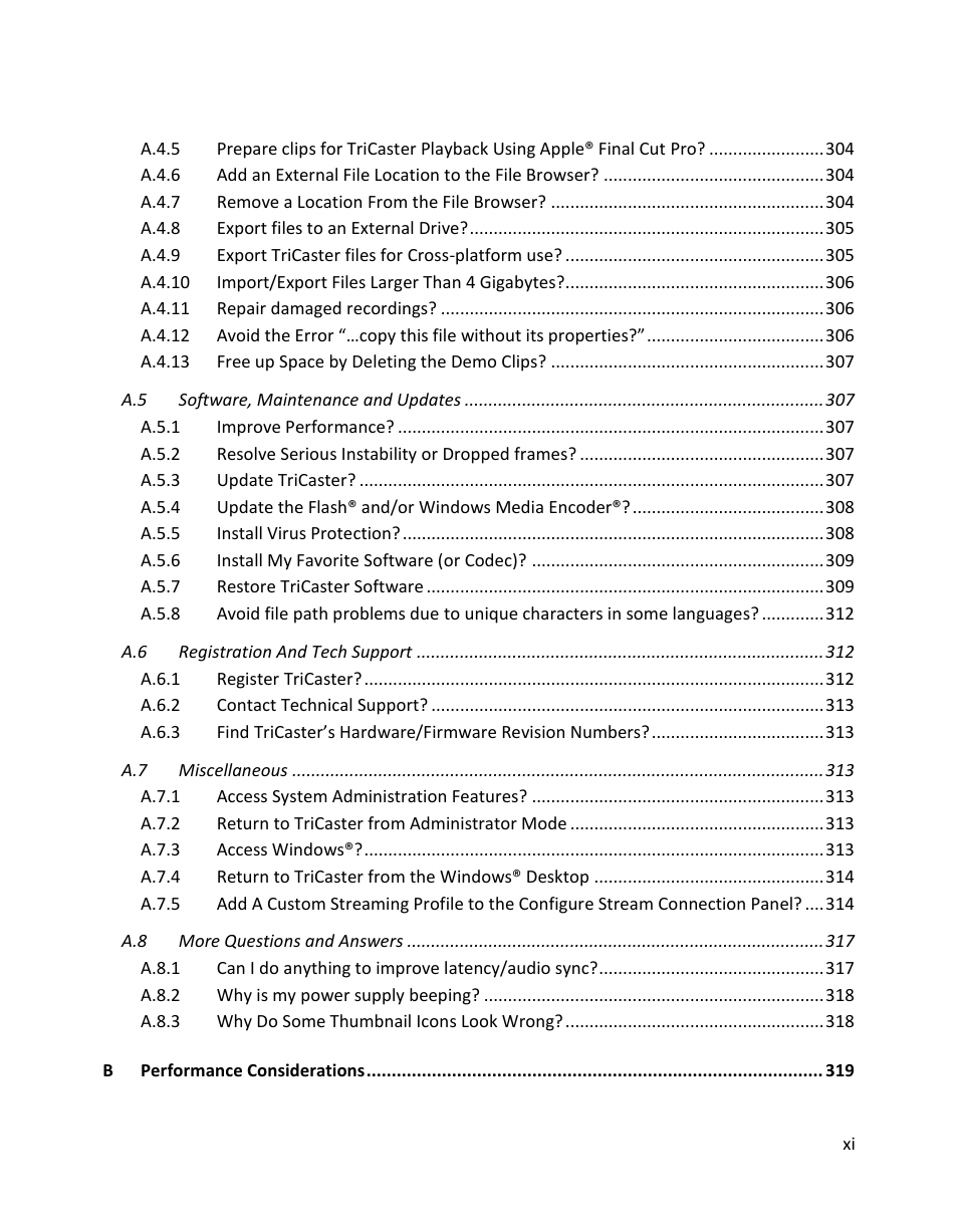 NewTek TriCaster 855 User Manual | Page 13 / 368