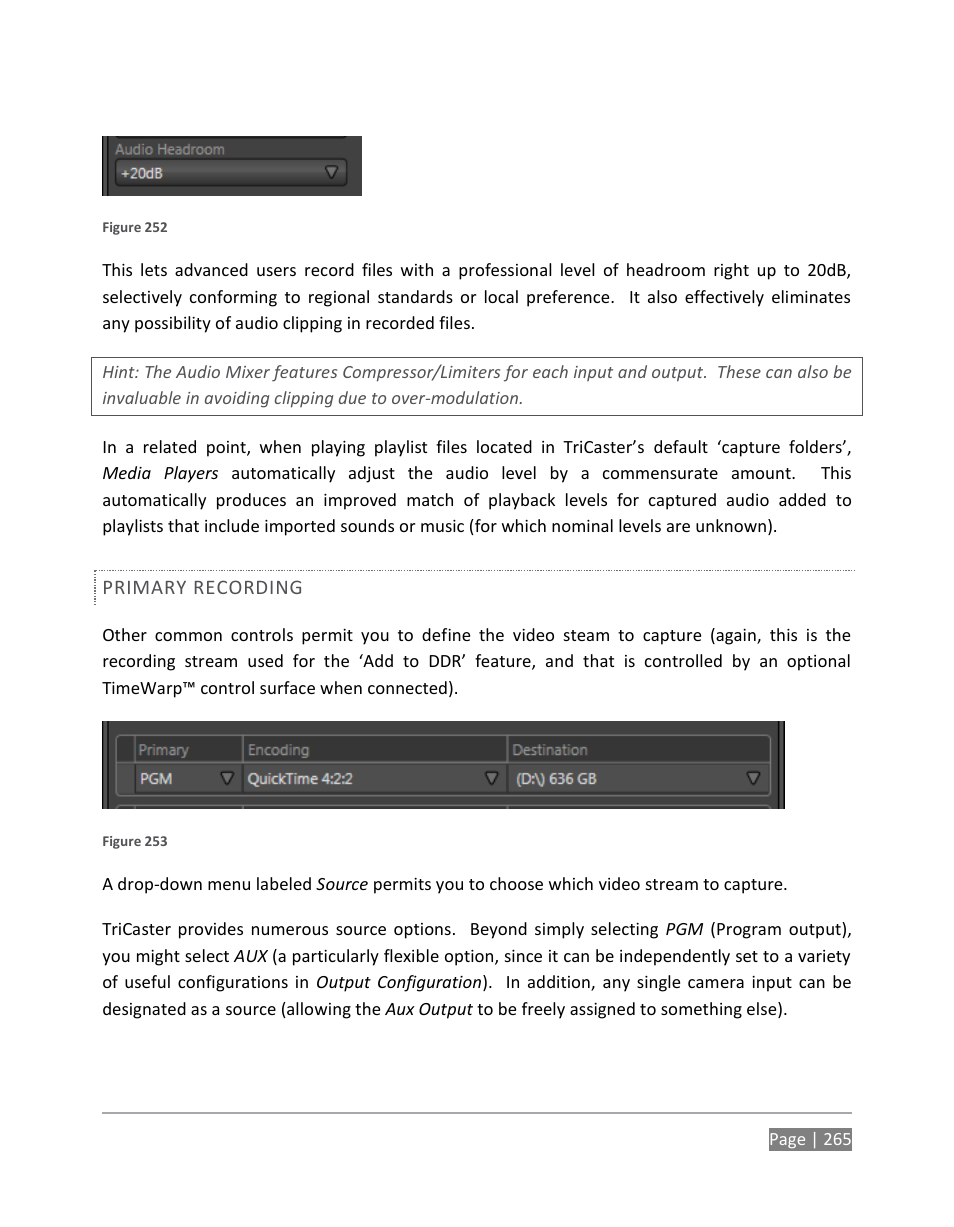 NewTek TriCaster 855 User Manual | Page 281 / 368