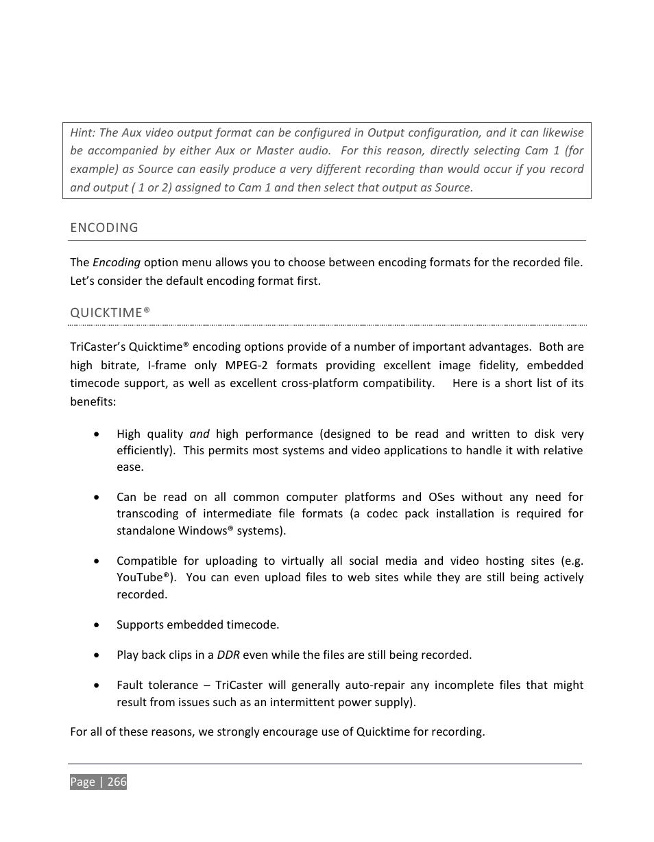 NewTek TriCaster 855 User Manual | Page 282 / 368