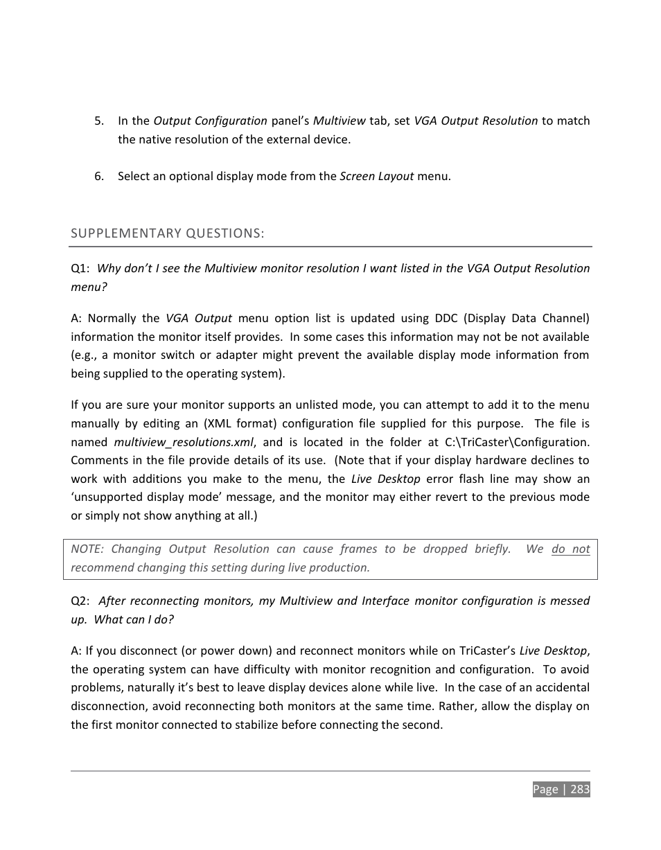 NewTek TriCaster 855 User Manual | Page 299 / 368