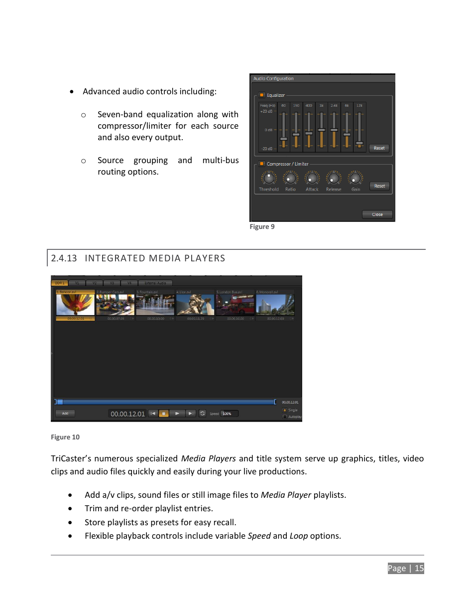 Integrated media players | NewTek TriCaster 855 User Manual | Page 31 / 368