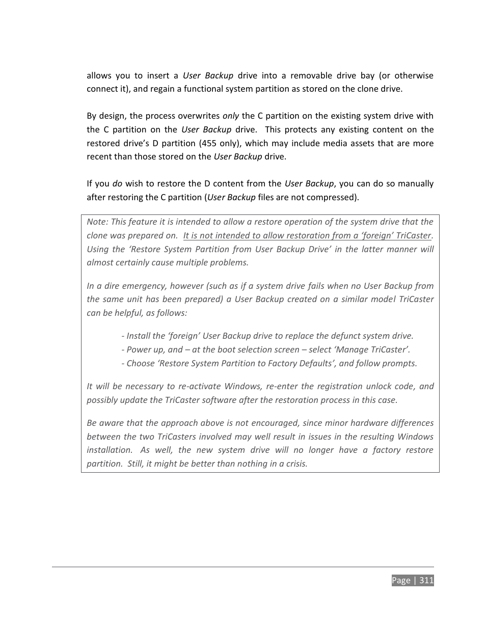 NewTek TriCaster 855 User Manual | Page 327 / 368