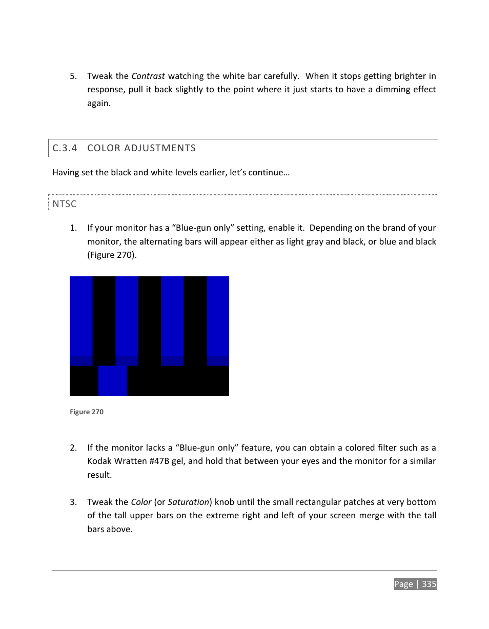 C.3.4, Color adjustments | NewTek TriCaster 855 User Manual | Page 351 / 368