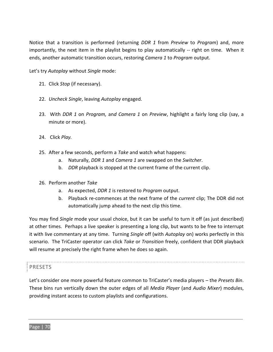 NewTek TriCaster 855 User Manual | Page 86 / 368