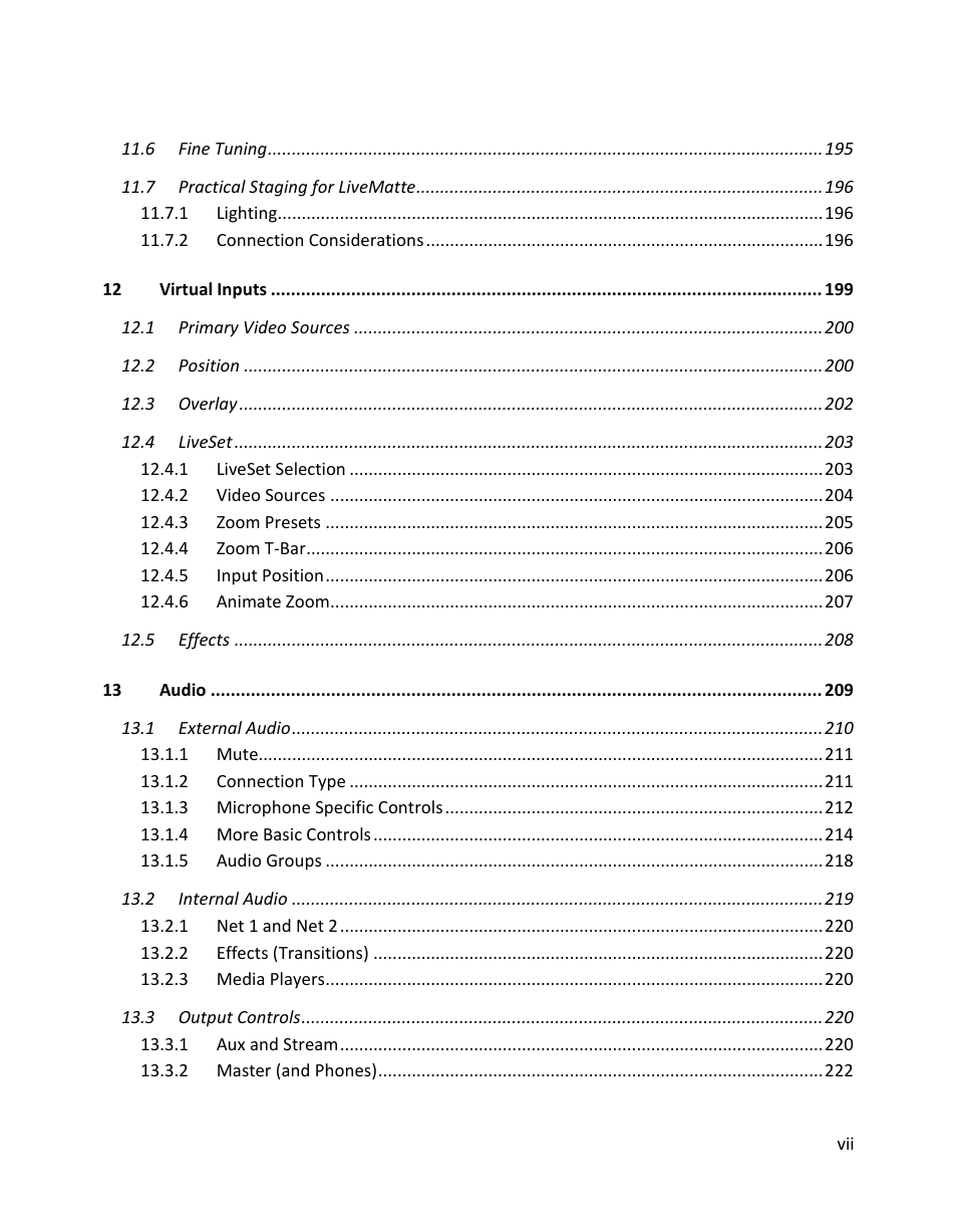 NewTek TriCaster 855 User Manual | Page 9 / 368