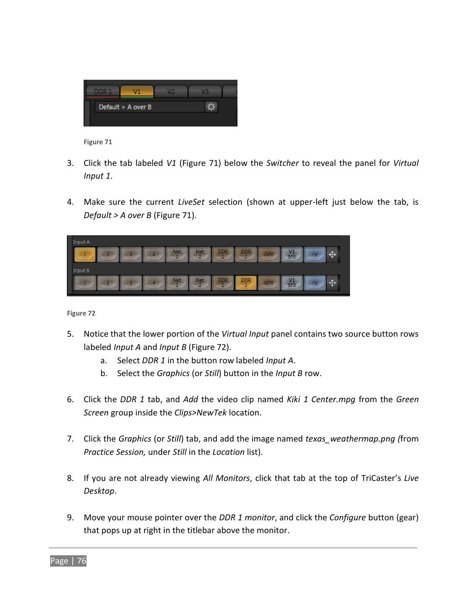 NewTek TriCaster 855 User Manual | Page 92 / 368