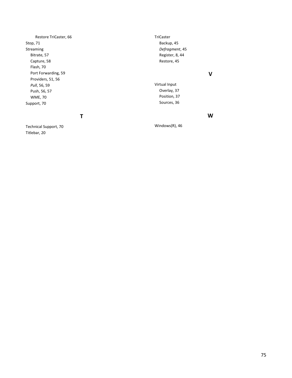 NewTek TriCaster 40 User Manual | Page 77 / 80