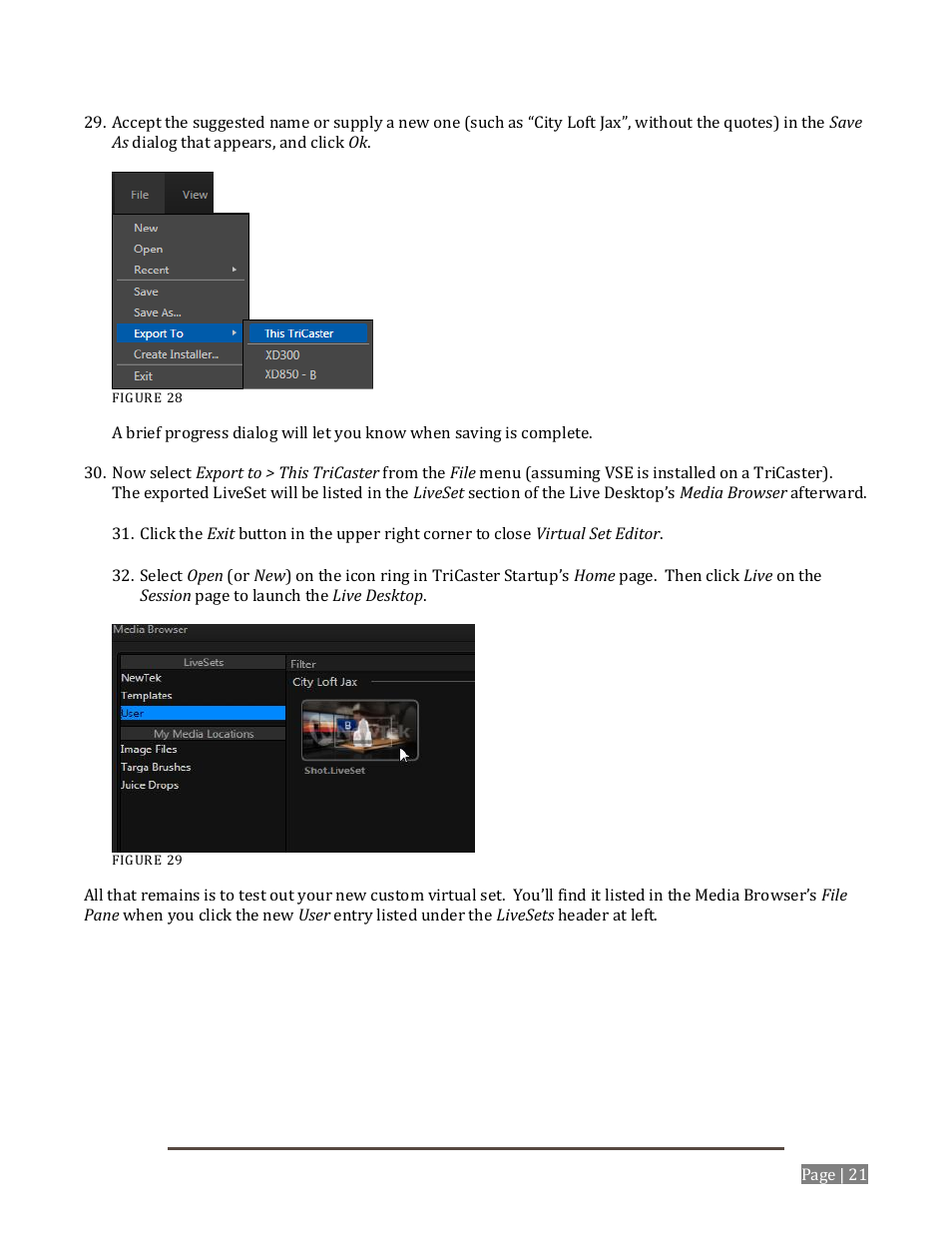 NewTek Virtual Set Editor User Manual | Page 23 / 54