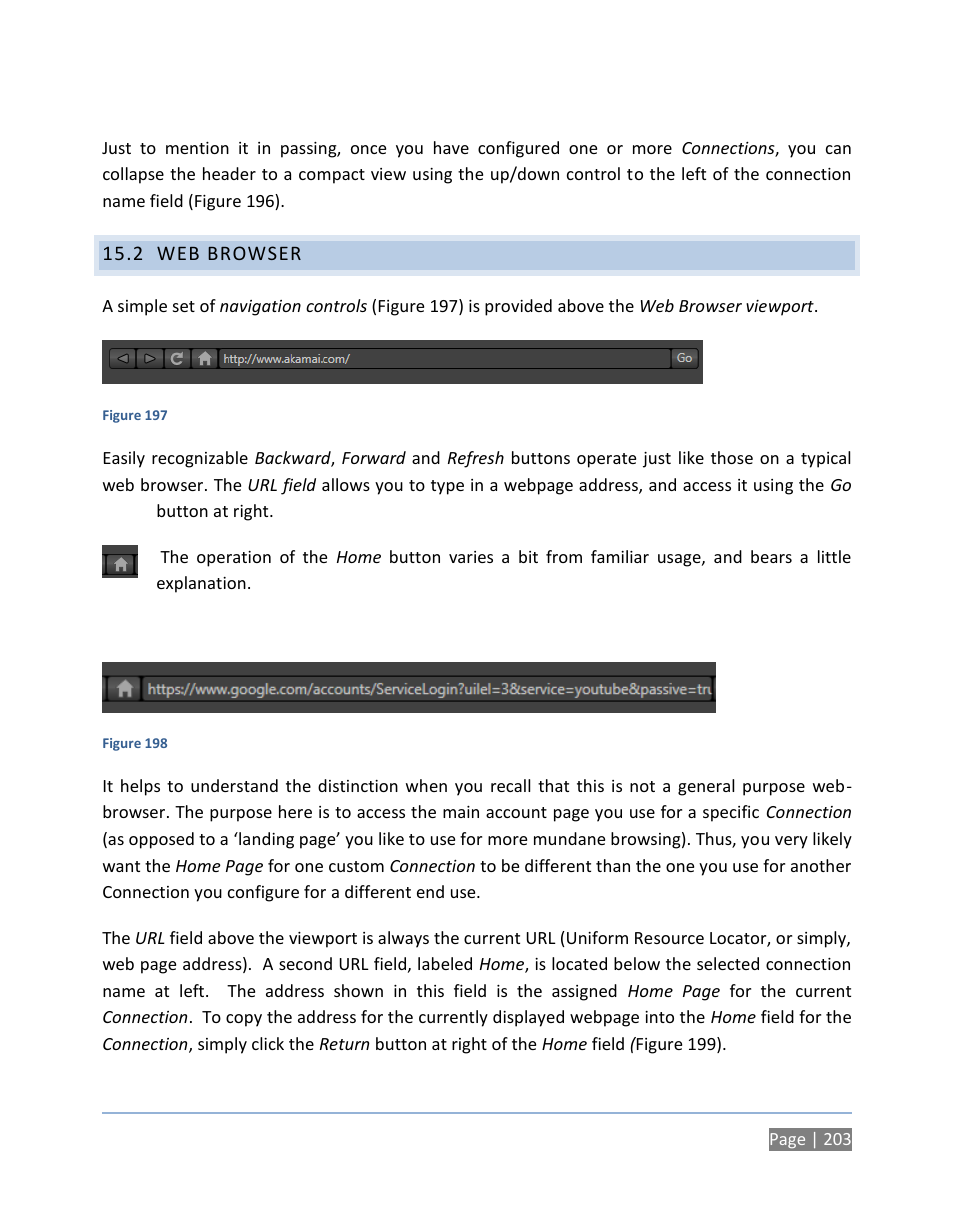 2 web browser, Web browser | NewTek TriCaster 300 User Manual | Page 219 / 328