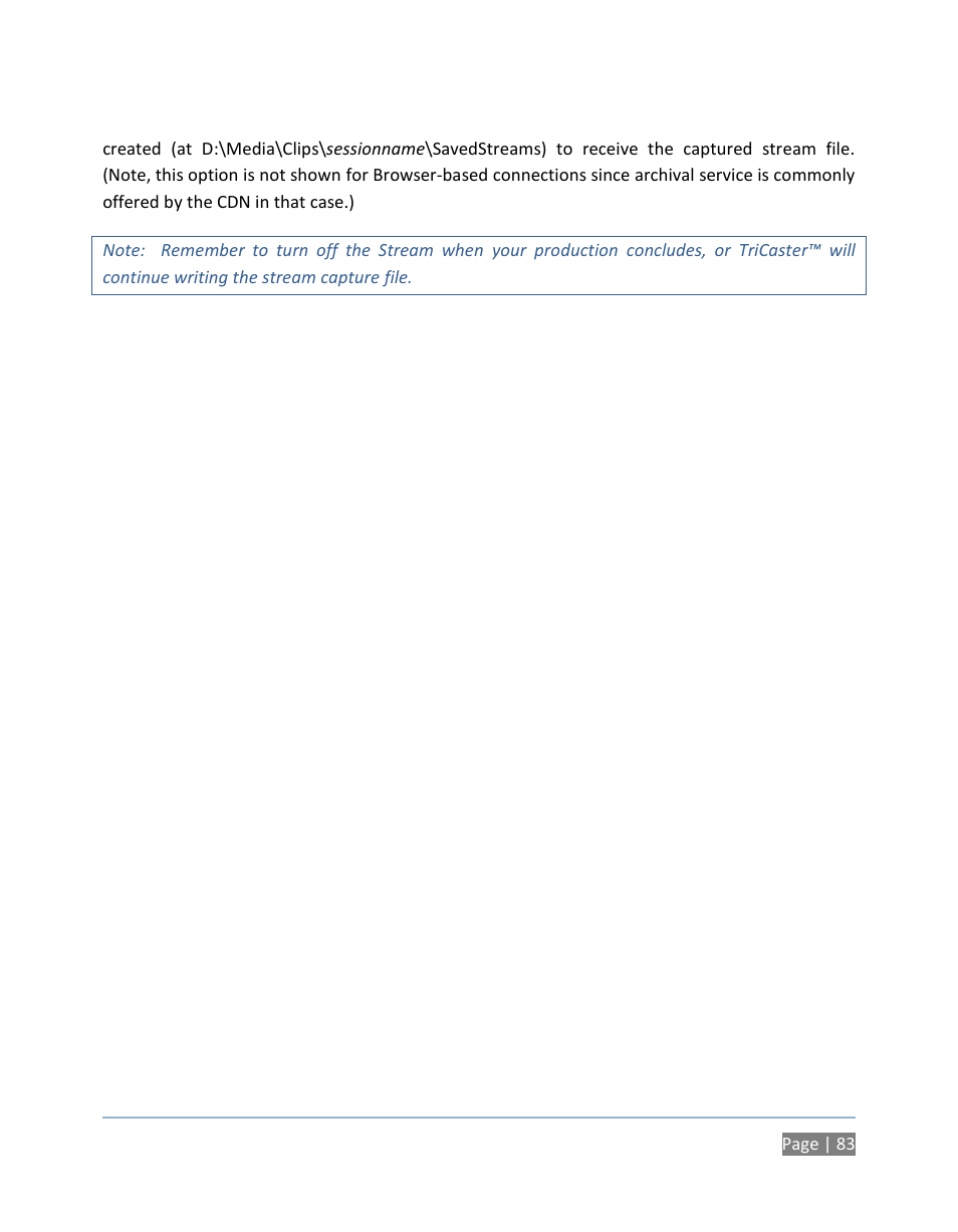 NewTek TriCaster 300 User Manual | Page 99 / 328
