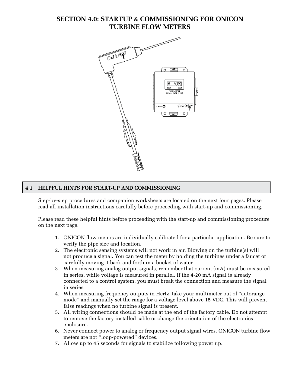 ONICON F-1100 Series User Manual | Page 21 / 53