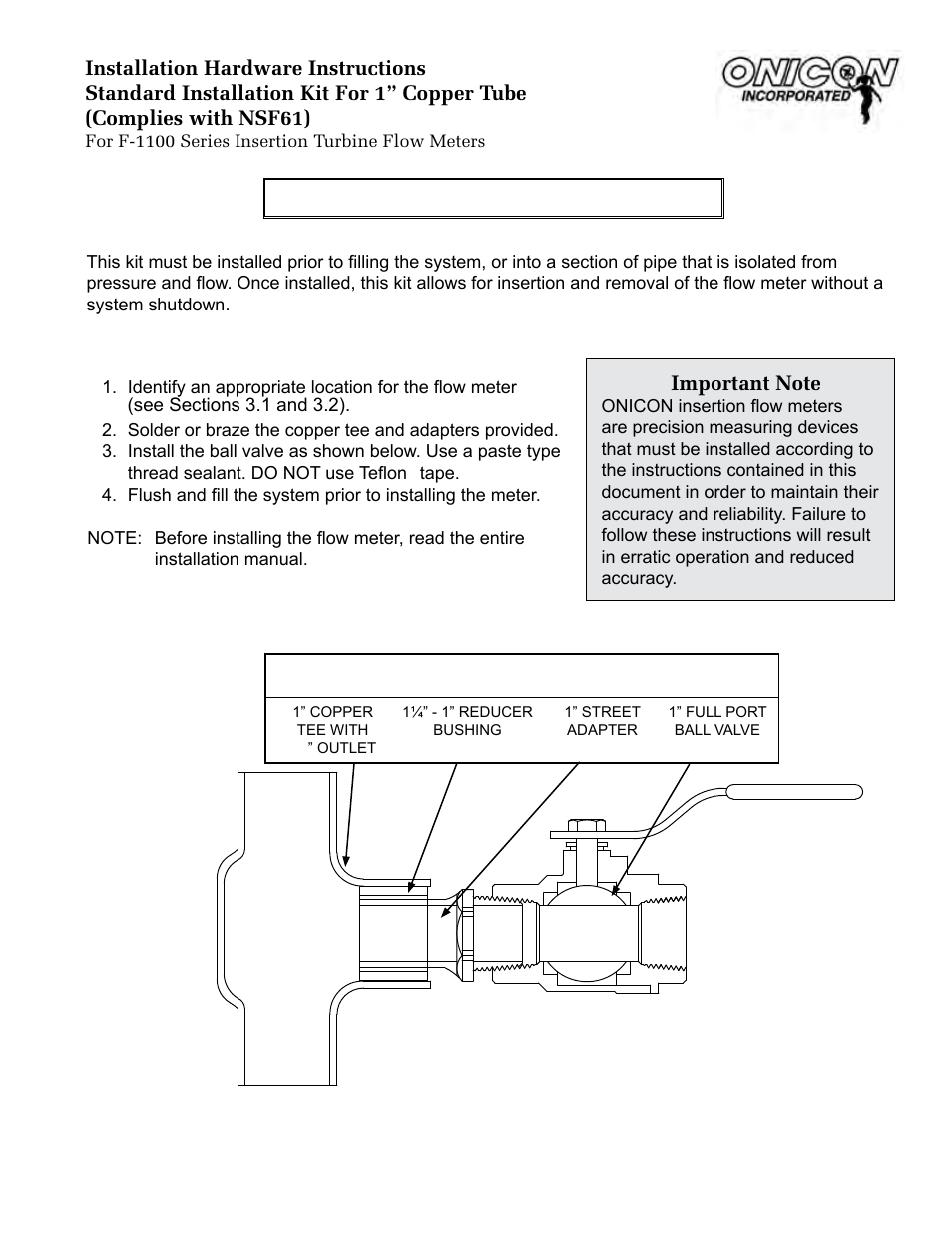 ONICON F-1100 Series User Manual | Page 44 / 53