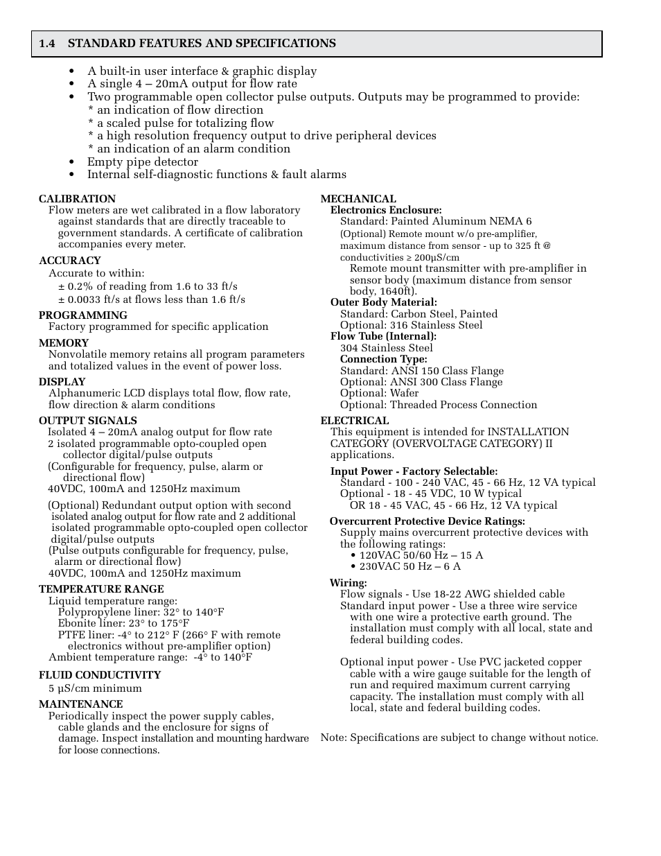 ONICON F-3200 Series User Manual | Page 8 / 40