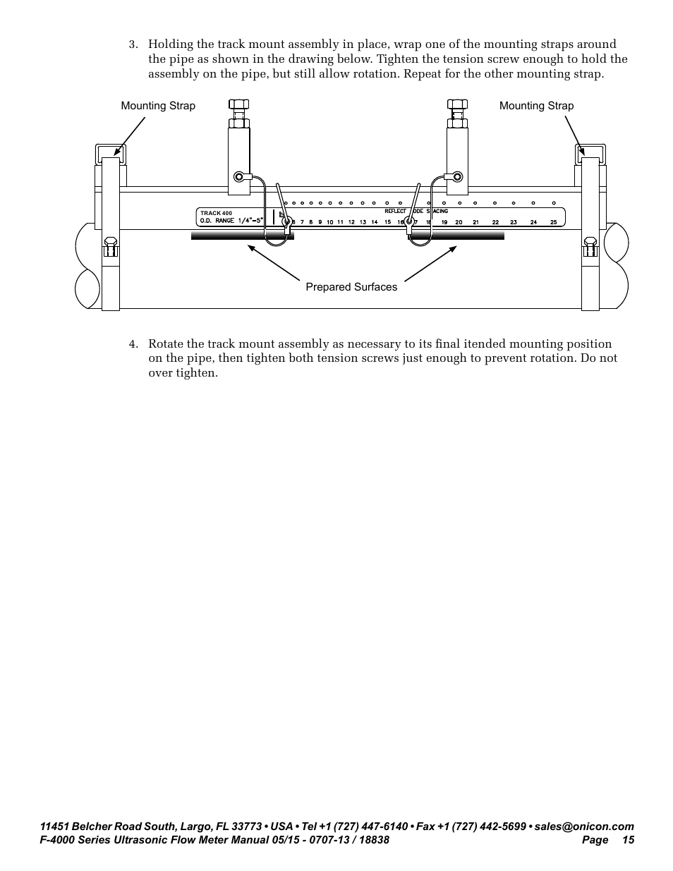 ONICON F-4000 Series User Manual | Page 15 / 52