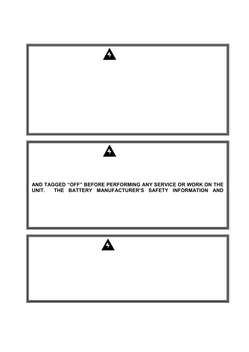 Danger | OnLine Power Power Wave 4 User Manual | Page 87 / 111