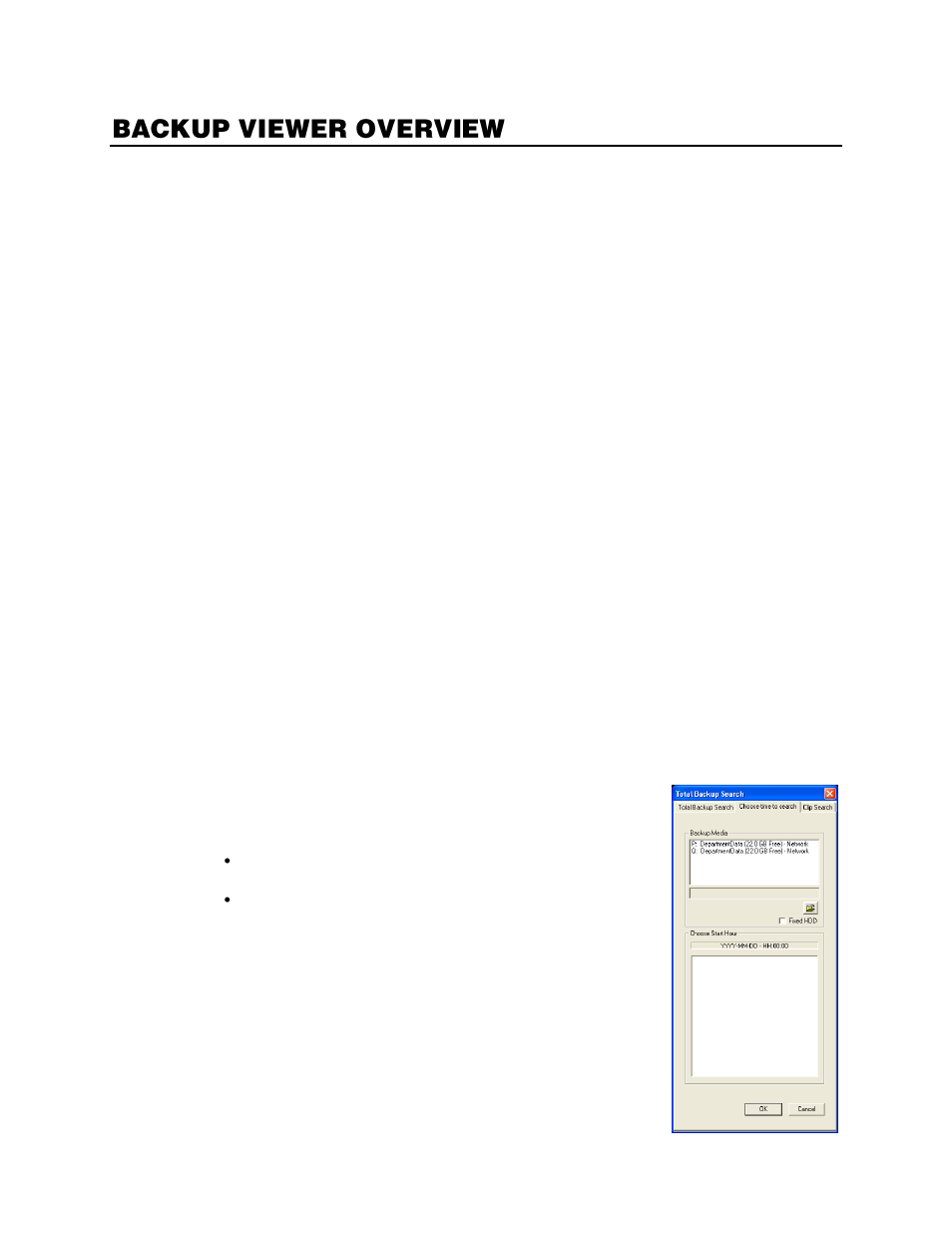Backup viewer overview, Installing backup viewer, Loading video from dvd or hard drive | OpenEye Gen6 X-Series User Manual | Page 121 / 123
